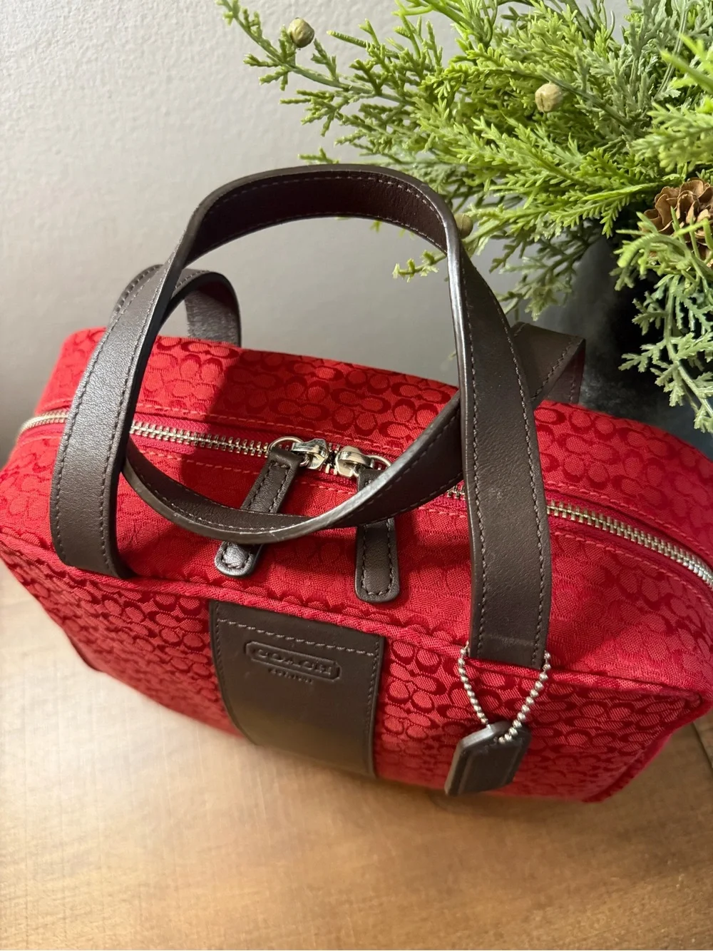 Coach Vintage Signature Cosmetic Bag